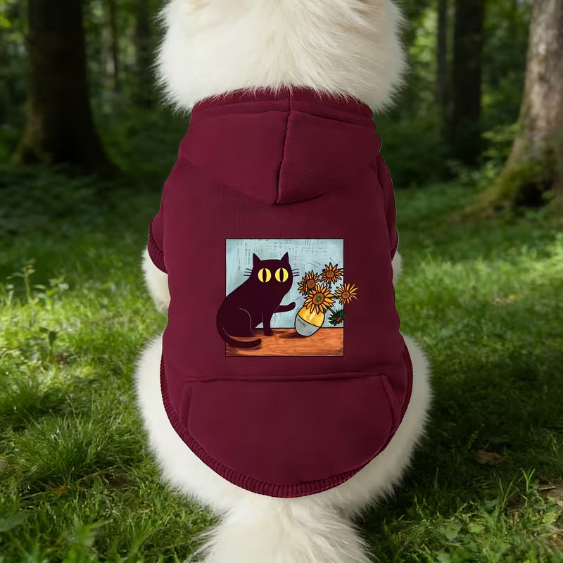 Cozy Cat Hoodie Coat