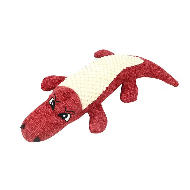 Crocodile Plush Squeaky Dog Toy