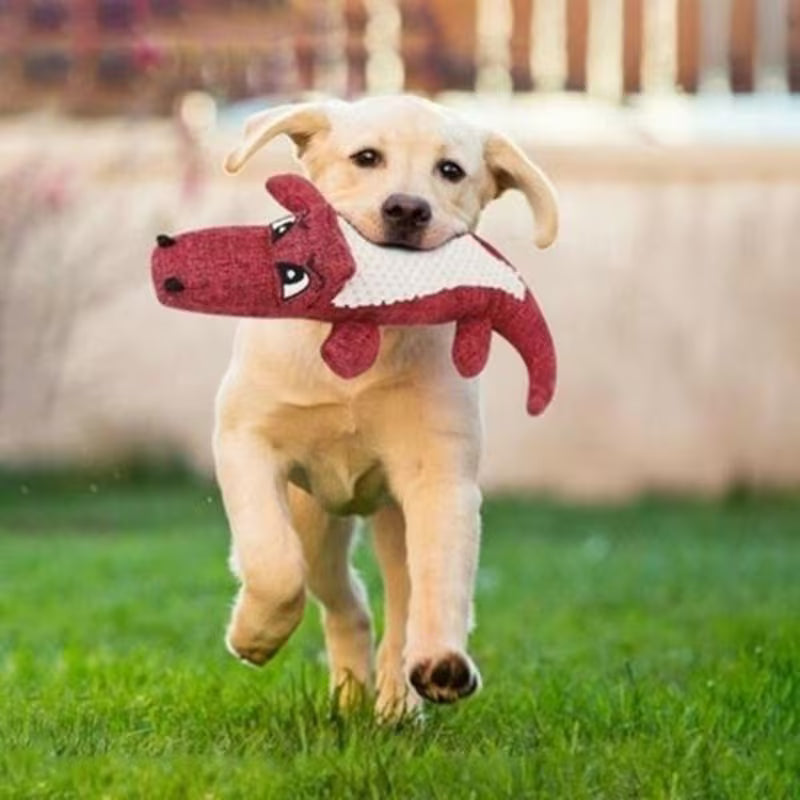 Crocodile Plush Squeaky Dog Toy