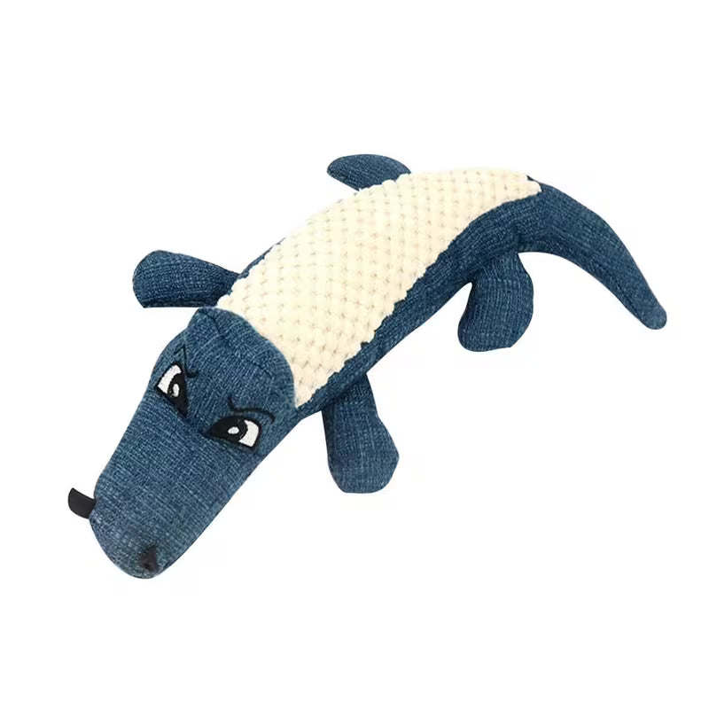 Crocodile Plush Squeaky Dog Toy