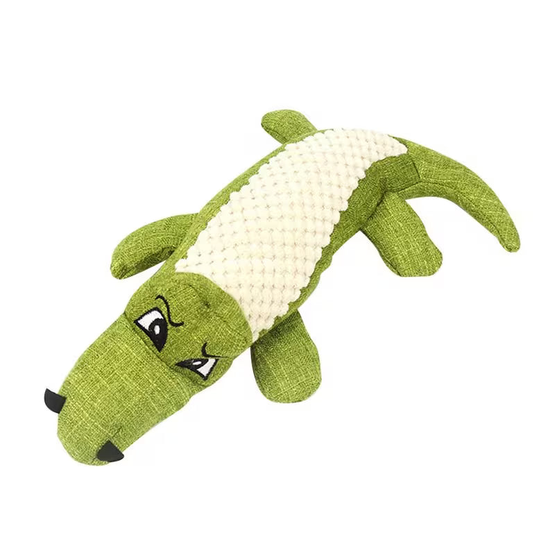 Crocodile Plush Squeaky Dog Toy