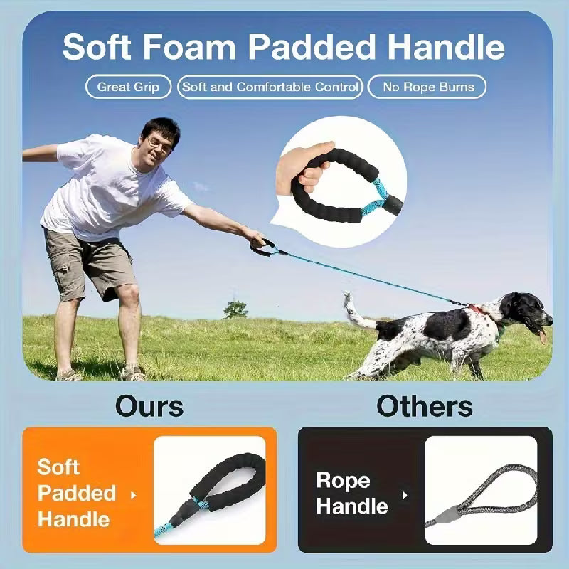 Reflective Heavy-Duty Nylon Dog Leash