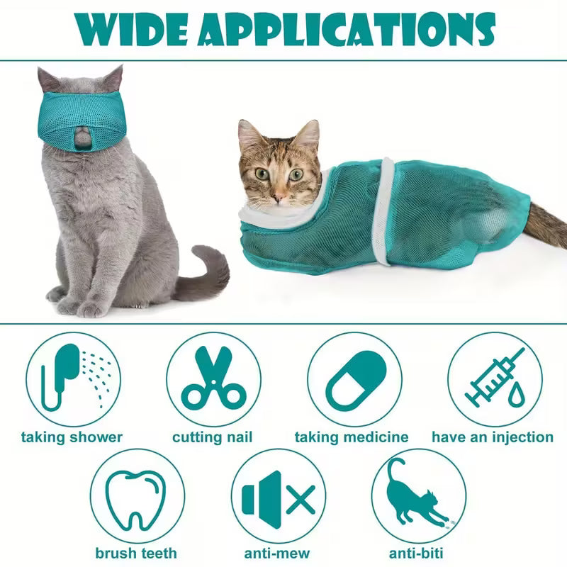 Cat Bathing & Grooming Set