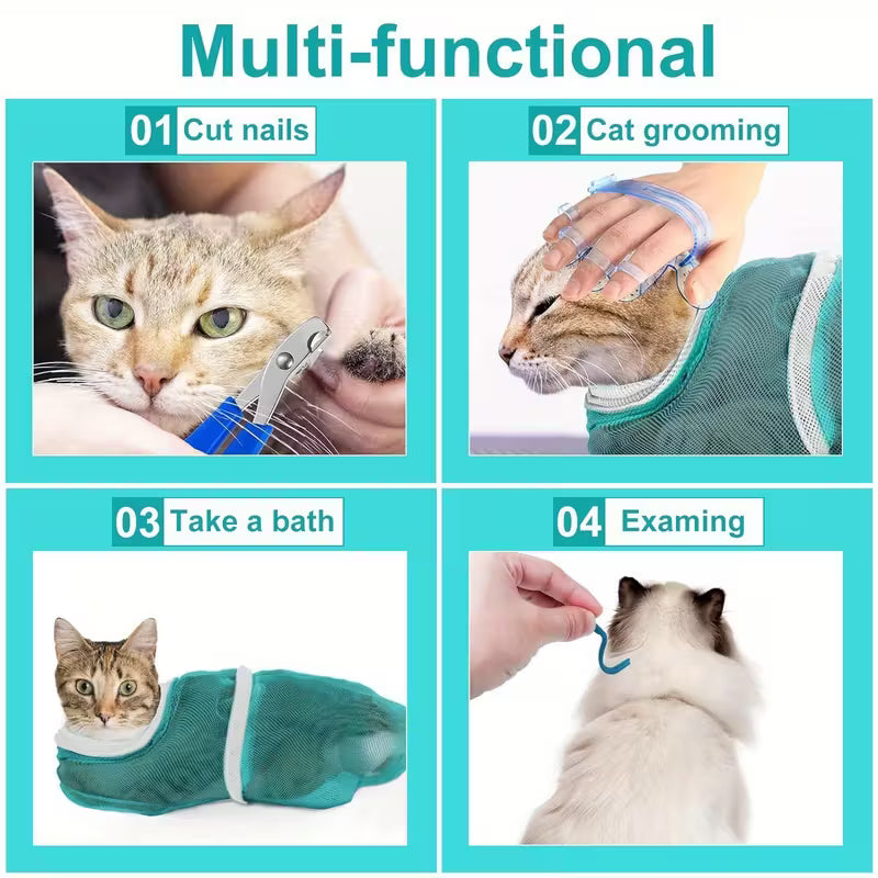 Cat Bathing & Grooming Set