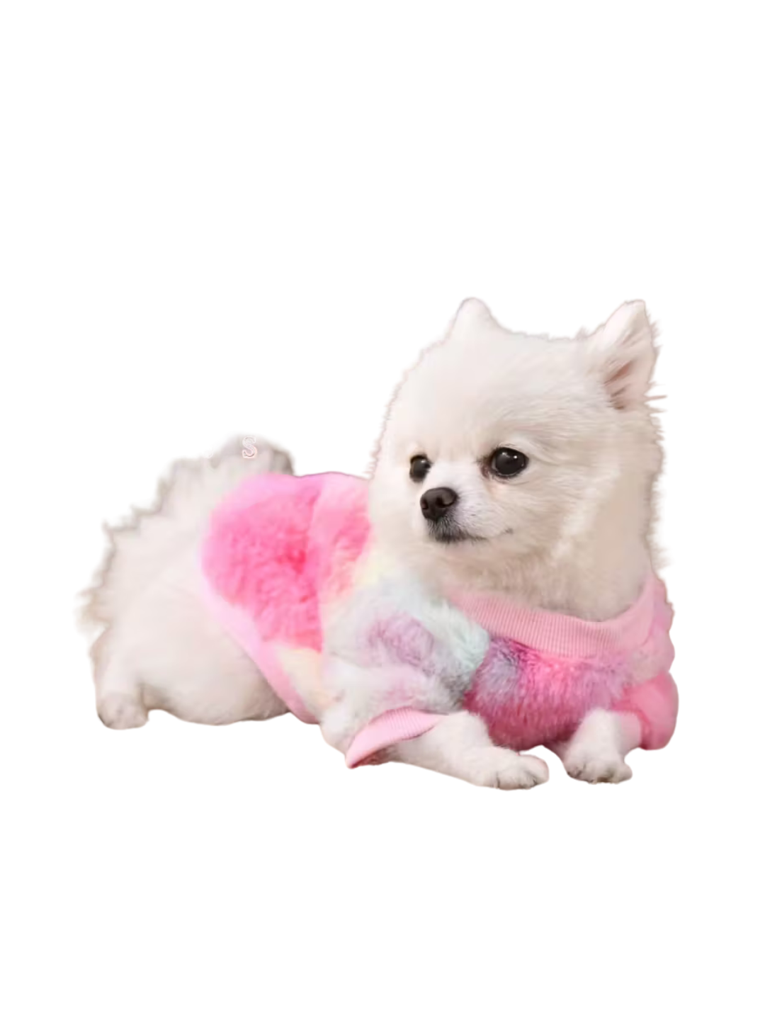 Tie-Dye Fleece Pet Sweater