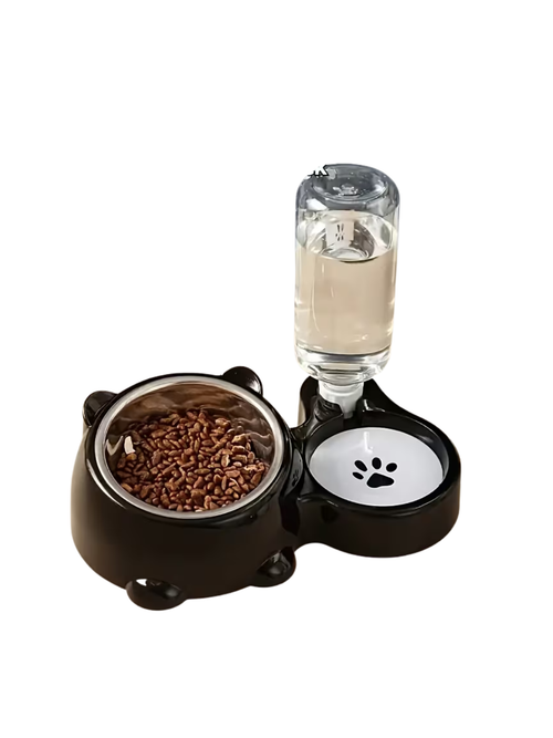 2-in-1 automatic pet feeder and water dispenser
