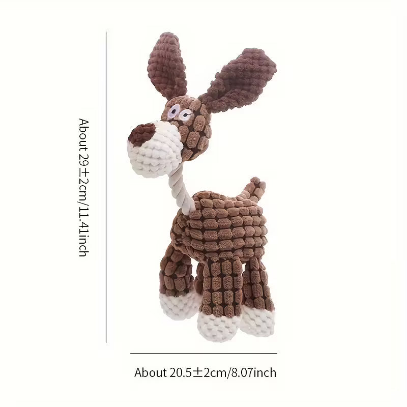 Plush Donkey-Shaped Toy
