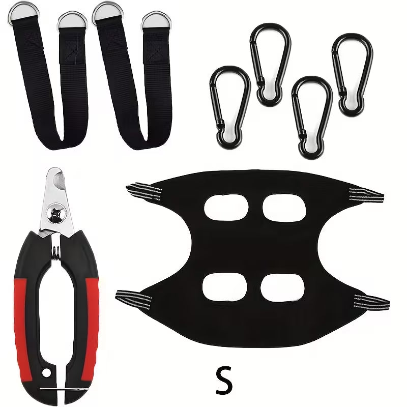 Hanging Hammock with Nail Clippers