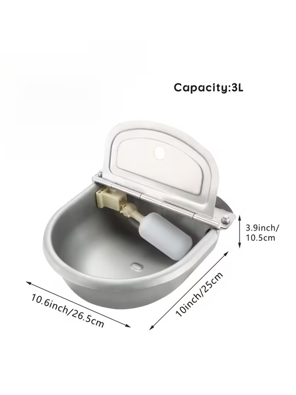 The automatic water filling pet bowl