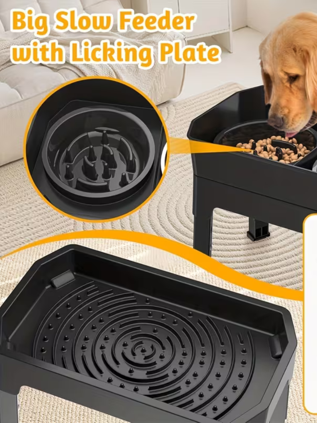 4-in-1 Elevated Dog Bowl Set