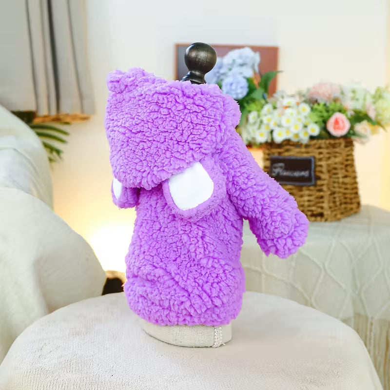 Little Bear Flannel Pet Hoodie