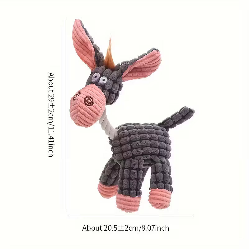 Plush Donkey-Shaped Toy
