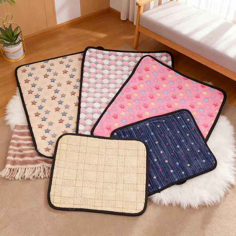 Cat Bed Set – Washable Thickened Bear Paw Bed with Blanket
