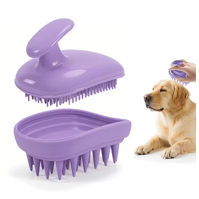 2-in-1 Pet Bathing & Massage Brush