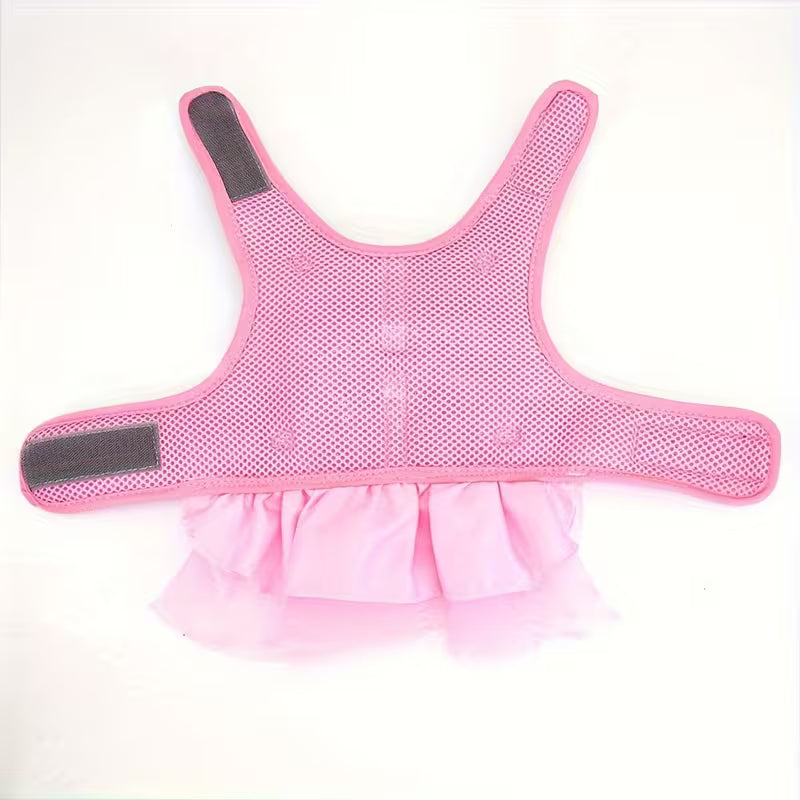 Pet Harness and Leash Set with Bold Bowtie