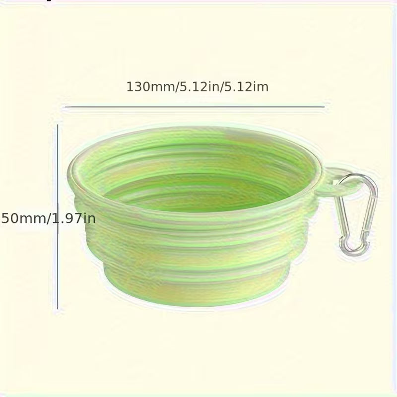 Collapsible Silicone Pet Bowl