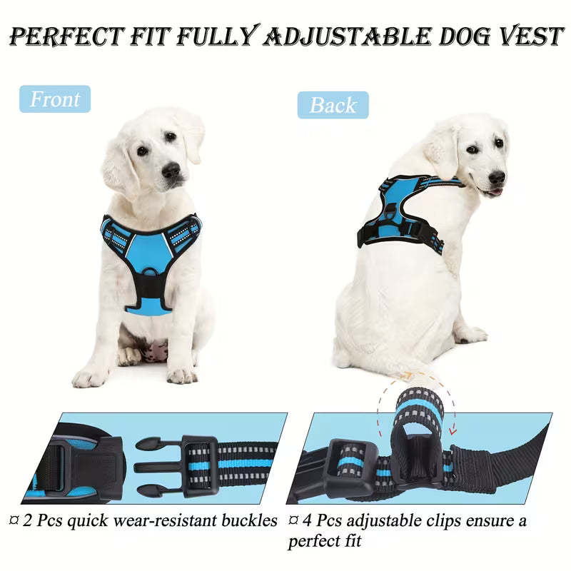 3pcs Anti-Escape Dog Harness Set