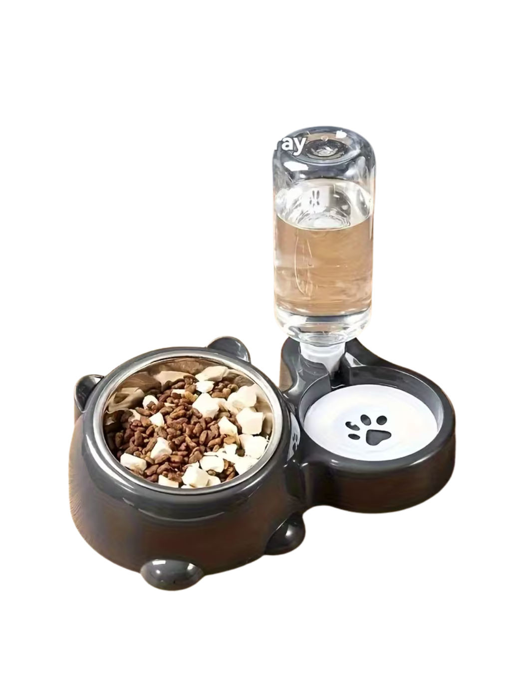 2-in-1 automatic pet feeder and water dispenser