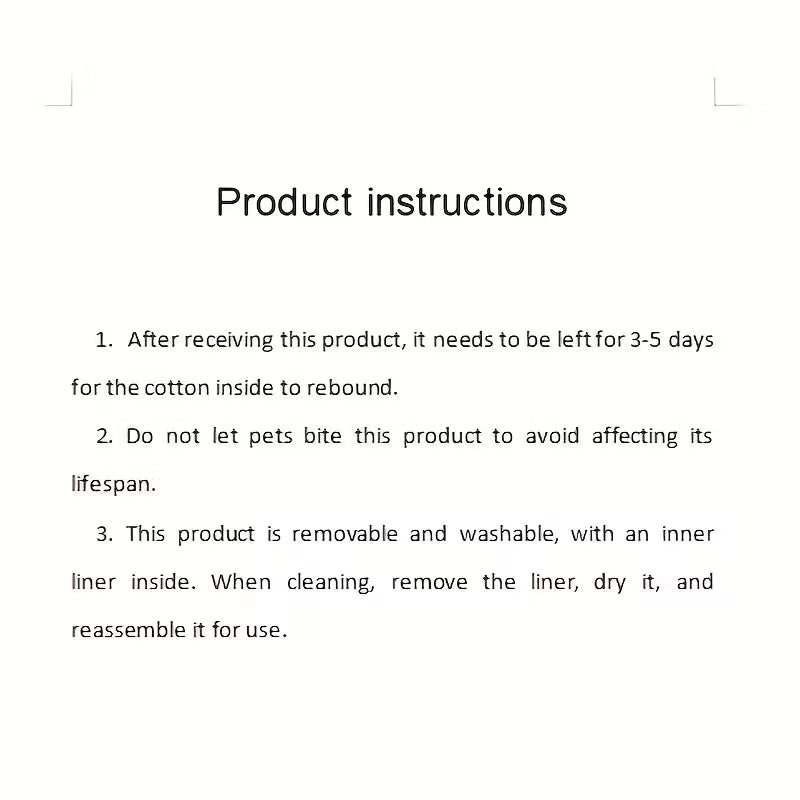 Thickened Washable Dog Bed Mat