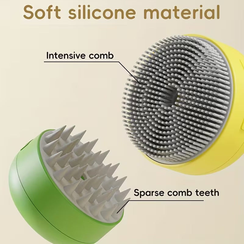 Pet Hair Removal & Massage Steam Brush