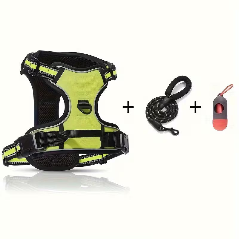 3pcs Anti-Escape Dog Harness Set