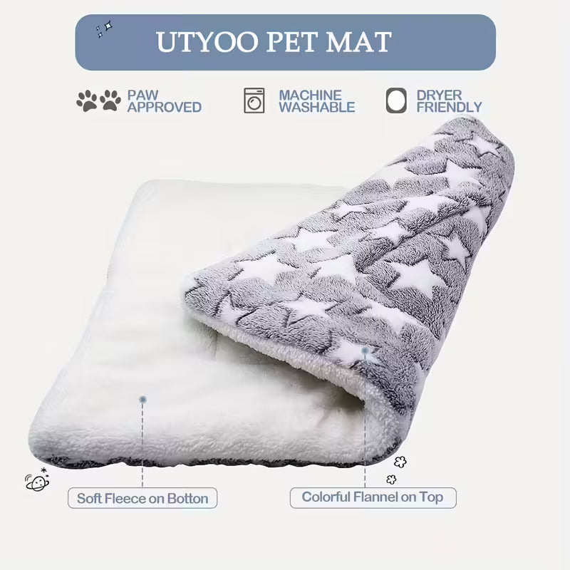 Reversible Fleece Dog & Cat Blanket