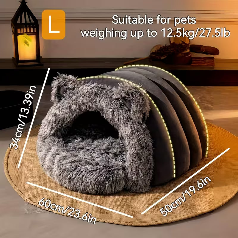 Winter Cat House – Warm & Comfortable Hideaway for Cats