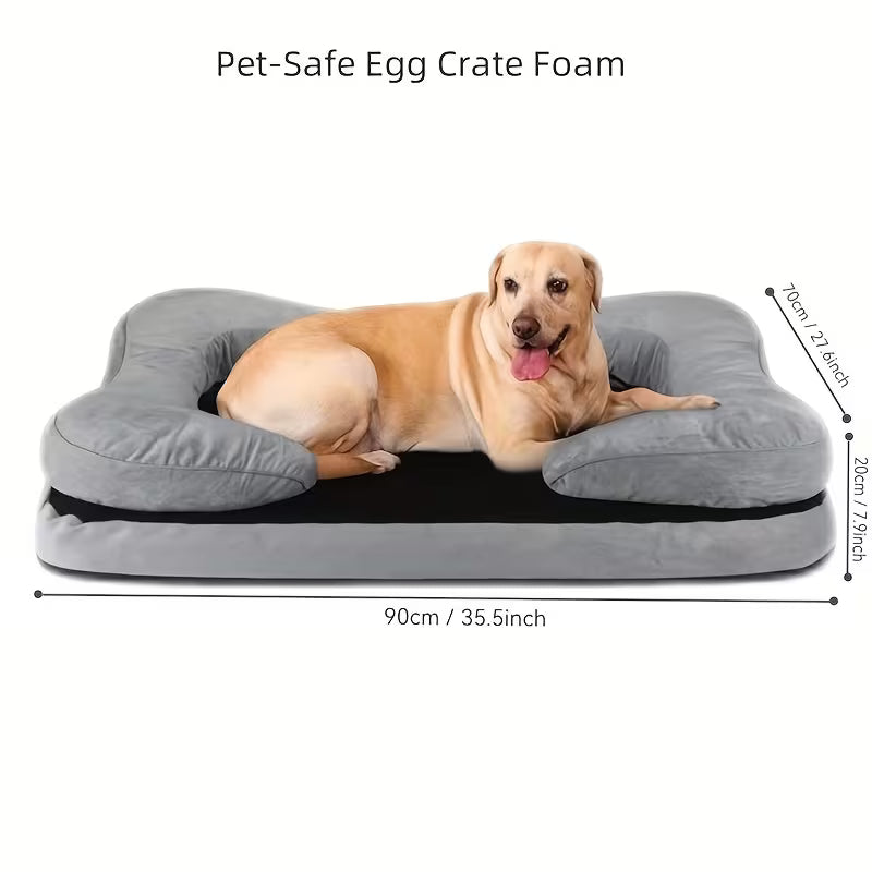 Medium–Large Orthopedic Dog Sofa Bed