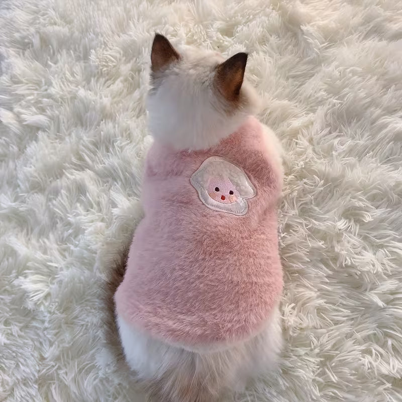 Cute Autumn & Winter Cat Vest