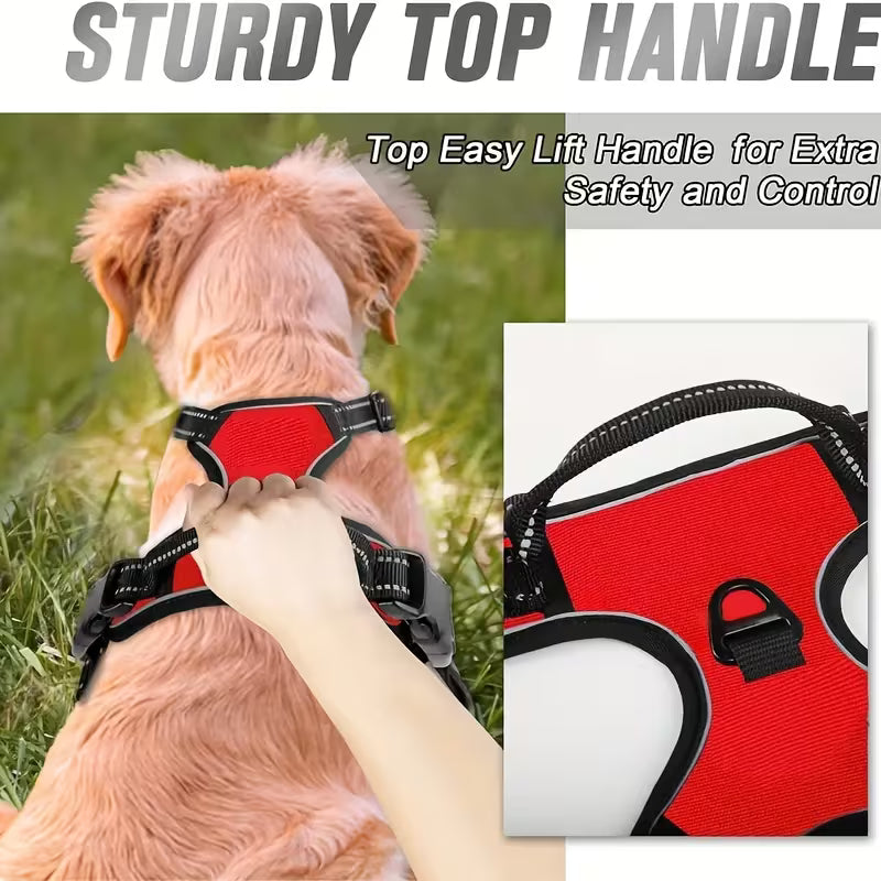 Adjustable Dog Harness with Padded Vest
