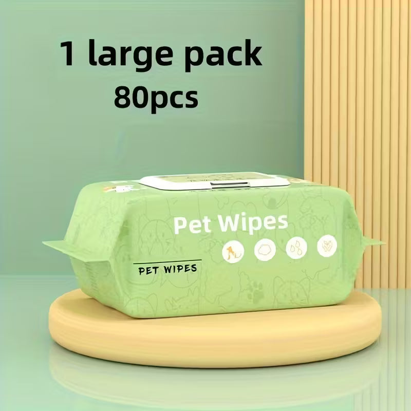 Pet Grooming Wipes (80pcs)