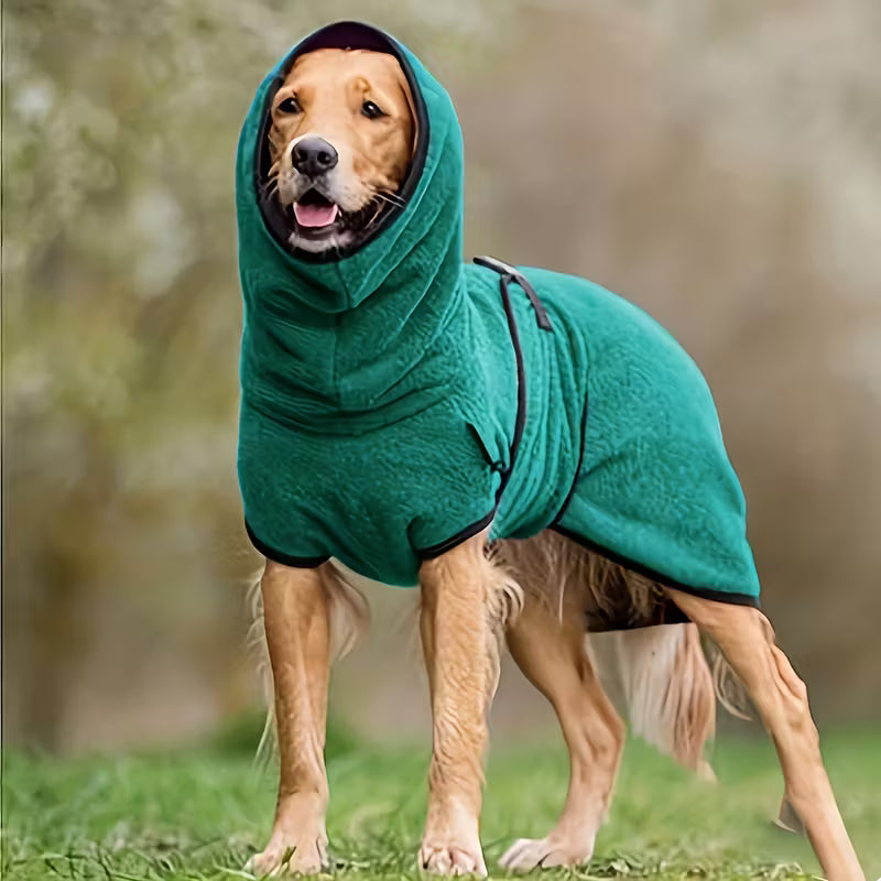 Thickened Hooded Dog Coat