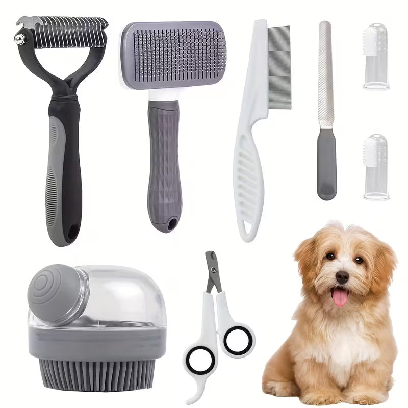 8pcs Dog Grooming Set