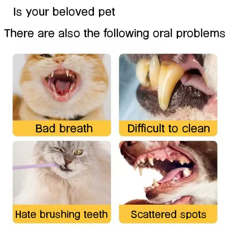 Disposable Pet Finger Toothbrush Set