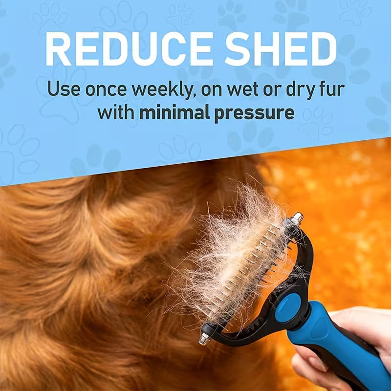 Double-Sided Pet Grooming Tool