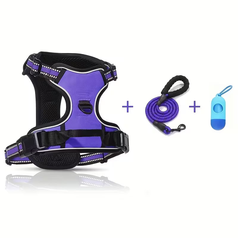 3pcs Anti-Escape Dog Harness Set