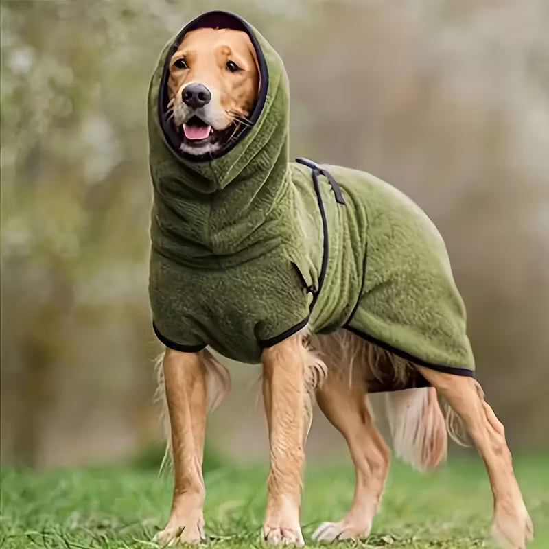 Thickened Hooded Dog Coat