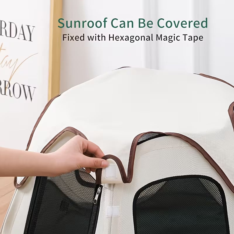 Large HexagonalcCat Playpen Tent