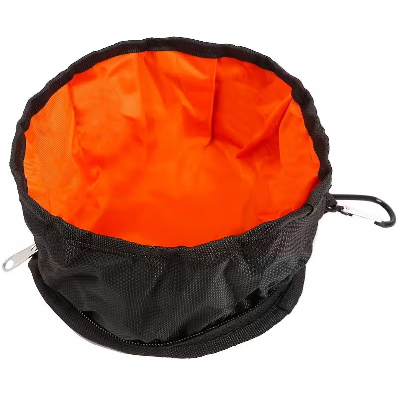 Foldable Dog Water Bowl & Food Storage Bag