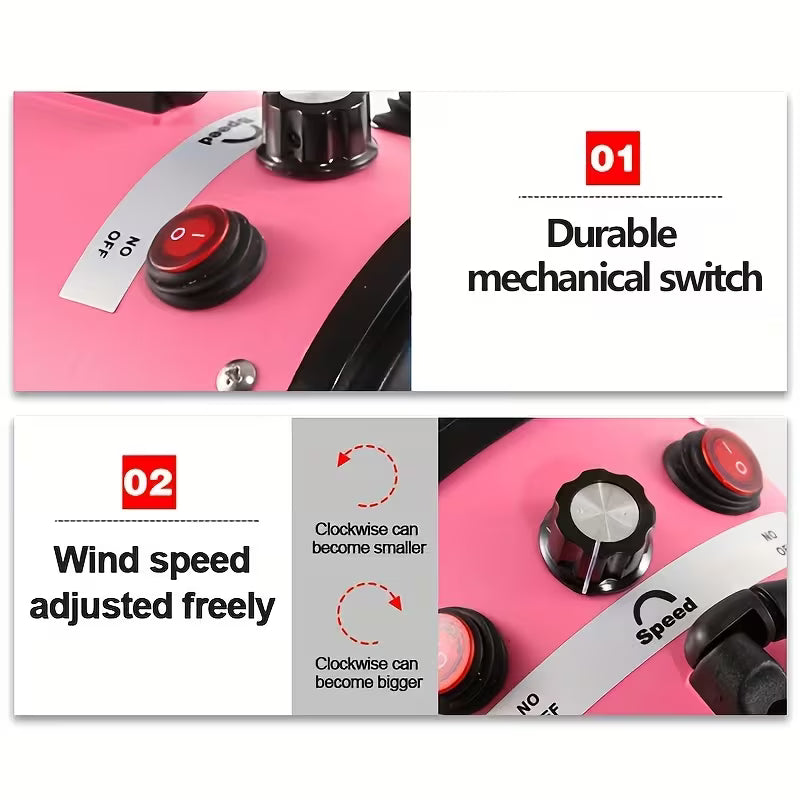 High-Power Low-Noise Dog Hair Dryer