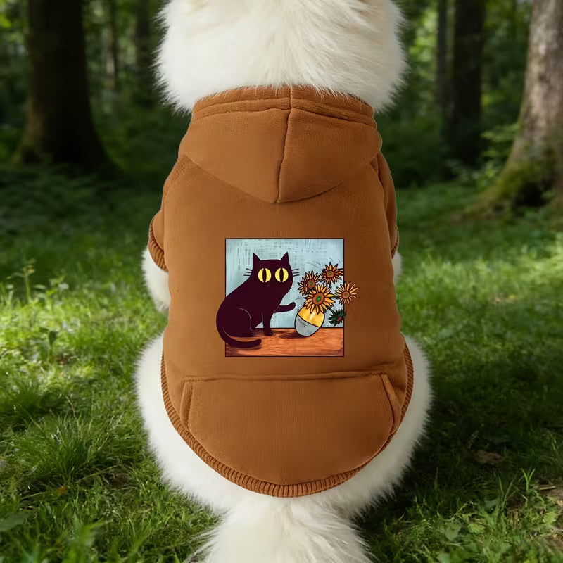 Cozy Cat Hoodie Coat