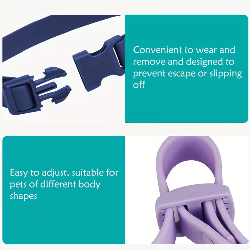 Adjustable Waterproof PVC Pet Collar