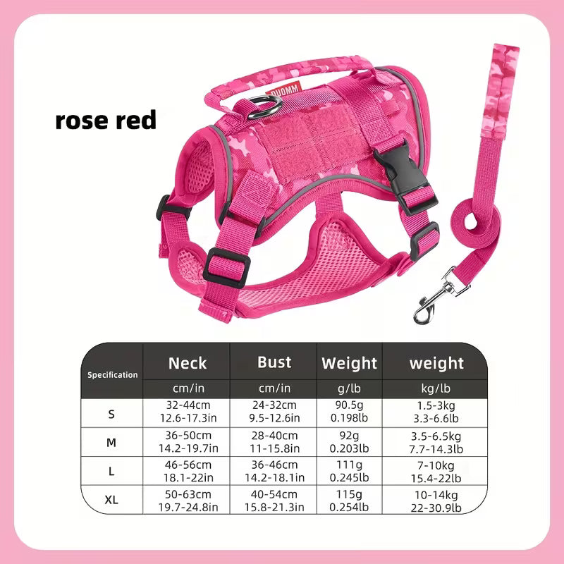 Reflective Pet Harness with Leash