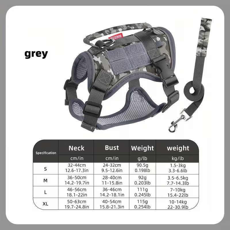 Reflective Pet Harness with Leash