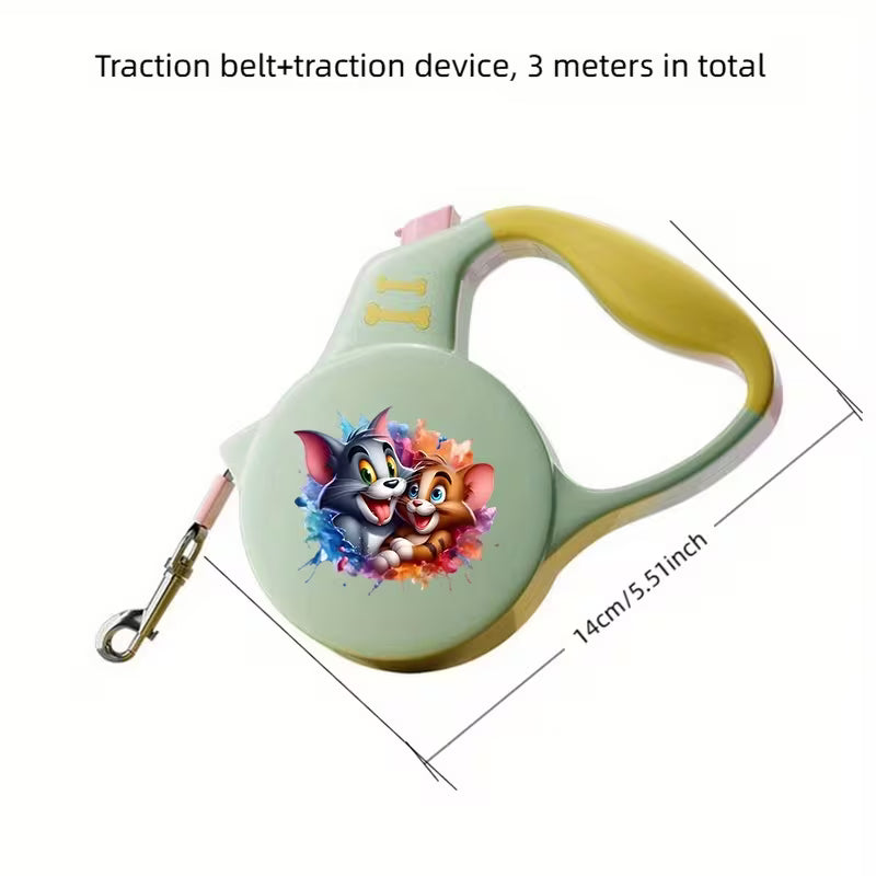 Tom & Jerry Telescopic Pet Traction Rope