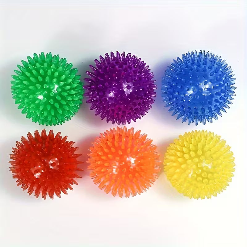 Squeaky Spikey Dog Ball Toy