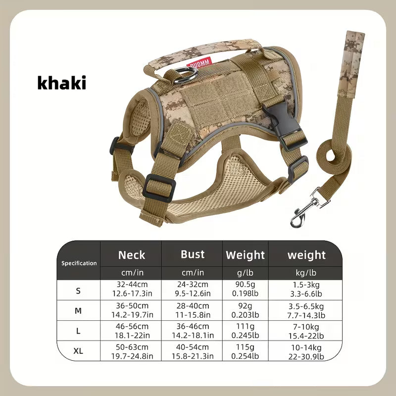 Reflective Pet Harness with Leash