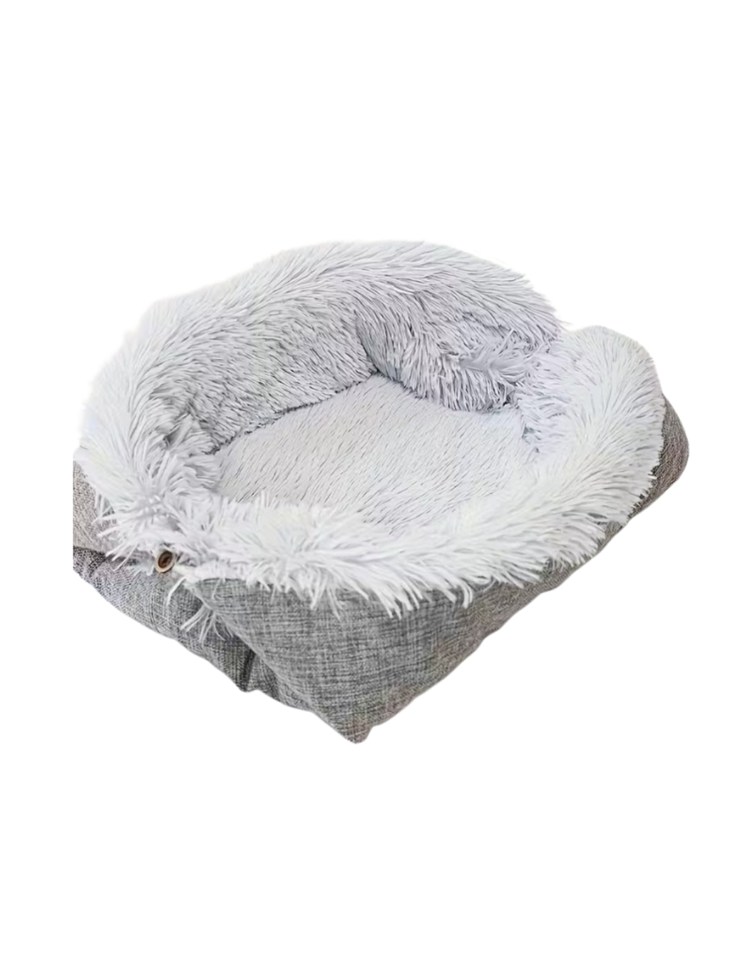 Versatile Long Plush Pet Bed – Cozy for Cats