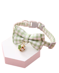 Nylon Pet Collar with Bell & Bow Tie