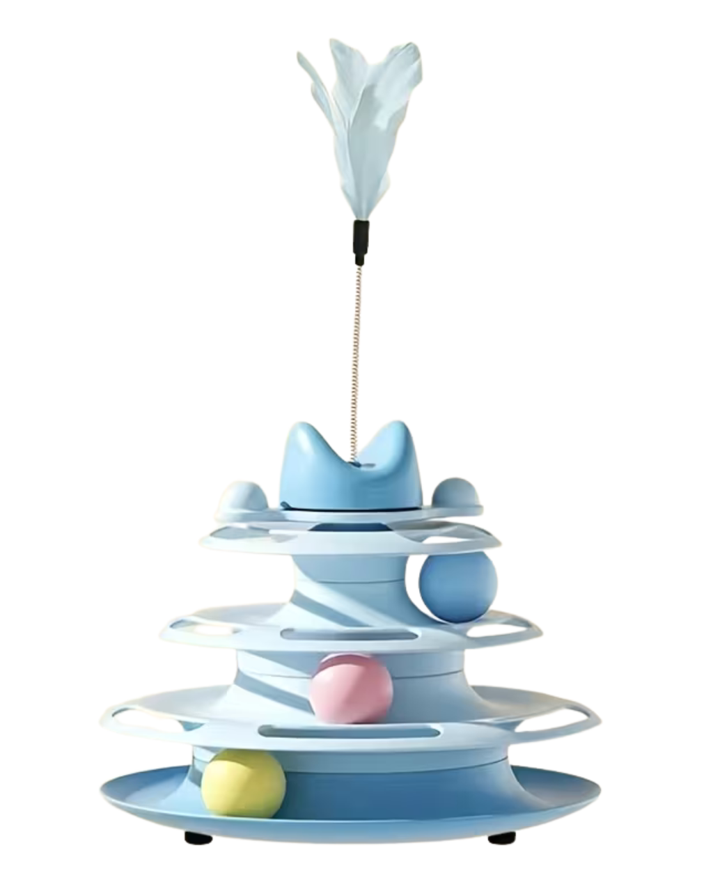 4-Tier Interactive Cat Toy